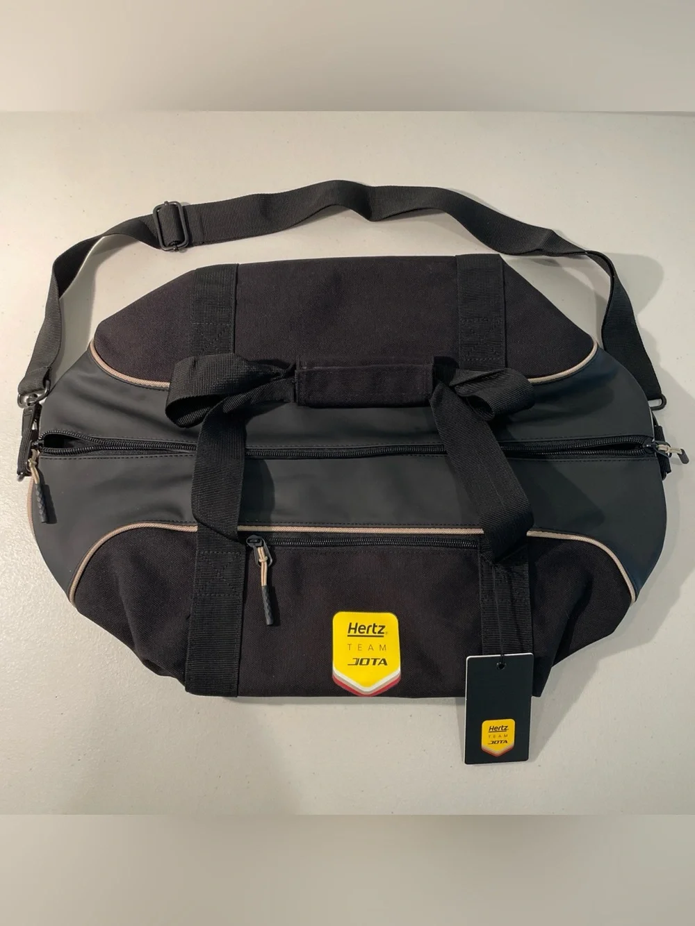 Hertz Team Jota Official WEC Gym Duffel Carryall Bag Gymbag Black NWT